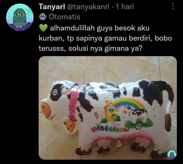 hewan kurban gak biasa (twitter.com/tanyakanrl)