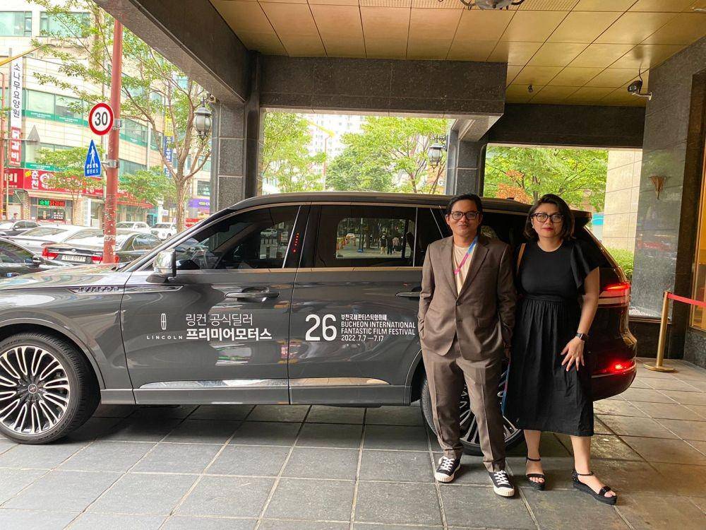 Fajar Nugros dan Susanti Dewi di acara BIFAN 2022 (Instagram.com/fajarnugrs)