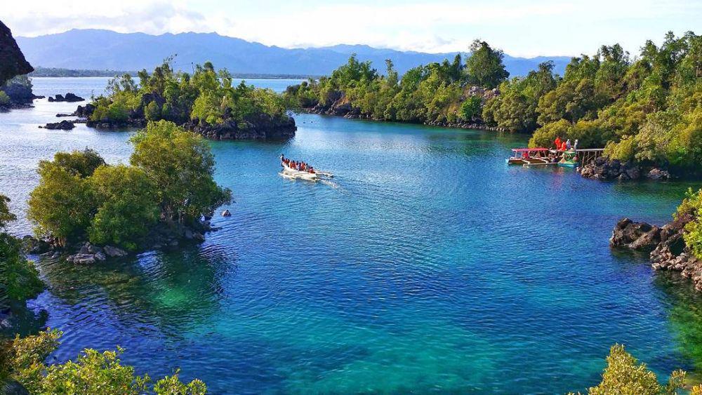 10 Potret Eksotis Doro Somola, Miniatur Raja Ampat di Halmahera Utara
