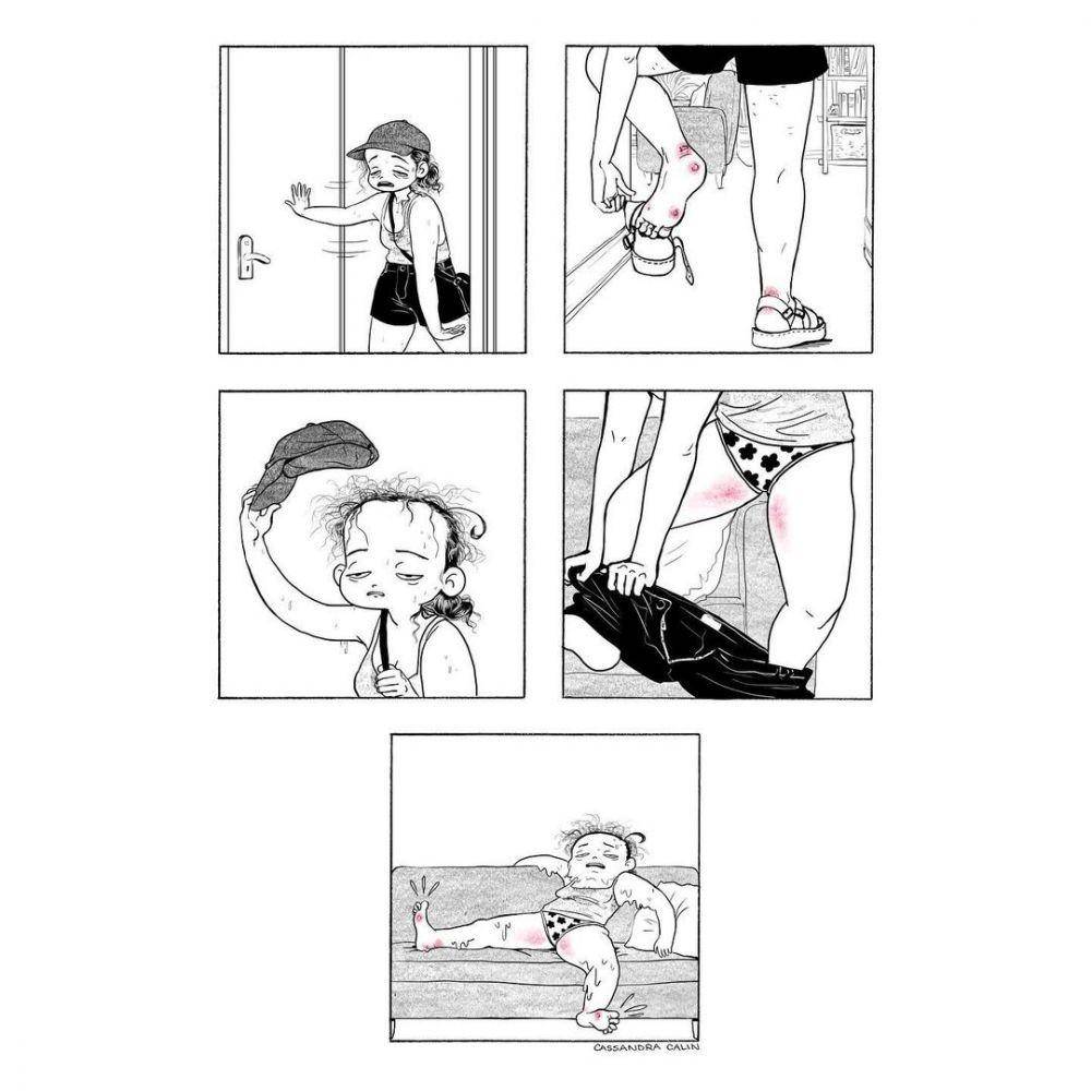 Ilustrasi cewek jaga penampilan. (instagram.com/cassandracalin)