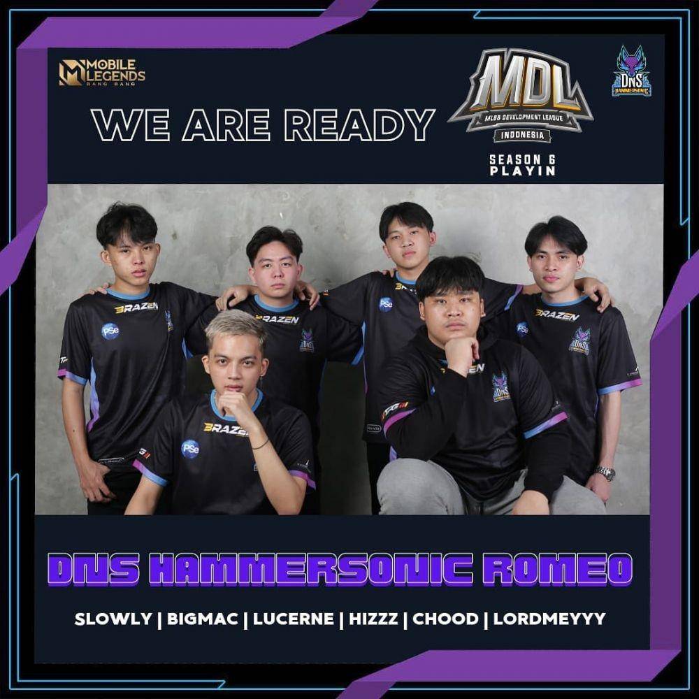 Tim Esports DNS Hammersonic (Instagram.com/dnshammersonic.esports)