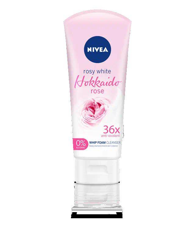 NIVEA Face Hokkaido Rose Whip Facial Foam (nivea.co.id)
