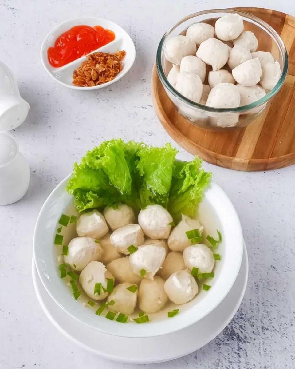 bakso ayam (instagram.com/qiutin.kitchen)