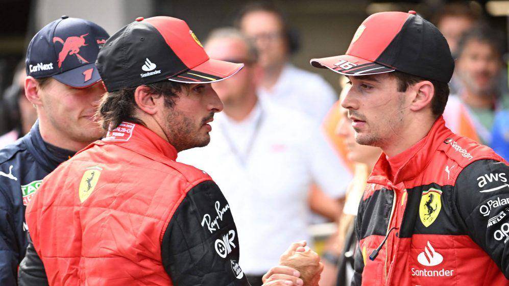 Carlos Sainz dan Charles Leclerc (formula1.com)