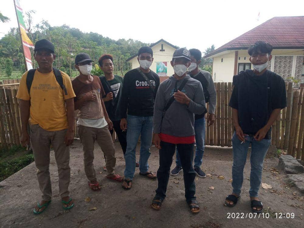 CPMi asal Lombok Timur yang dipulangkan dari Bintan Kepri. (Dok. UPT BP2MI NTB)