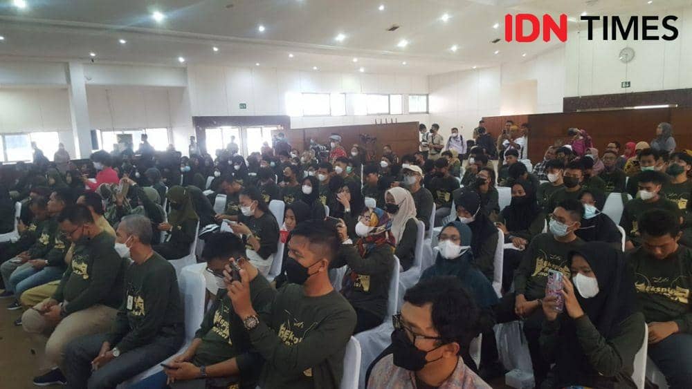 Ratusan siswa dan mahasiswa mengikuti PIRN 2022 di NTB. (IDN Times/Muhammad Nasir)