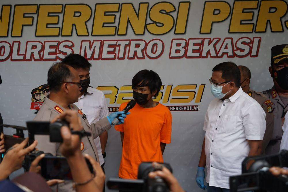 Suami di Bekasi siram air keras ke istri, anak dan mertua. (Istimewa)