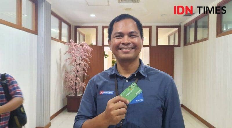 Manager Area Pemasaran Kalimantan PT. Pertamina Kalimantan Ayun Ritto (IDN Times/Ervan)
