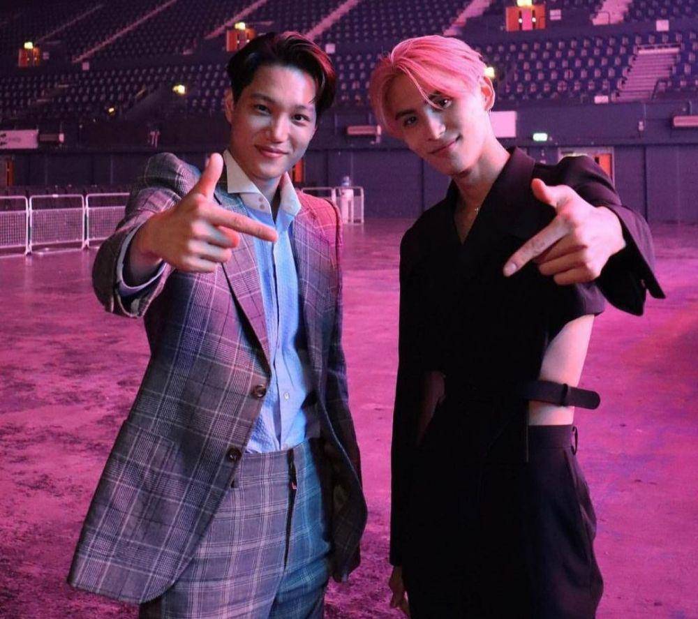 Kai EXO dan Taeyang SF9 (https://www.instagram.com/haevencrush12/)