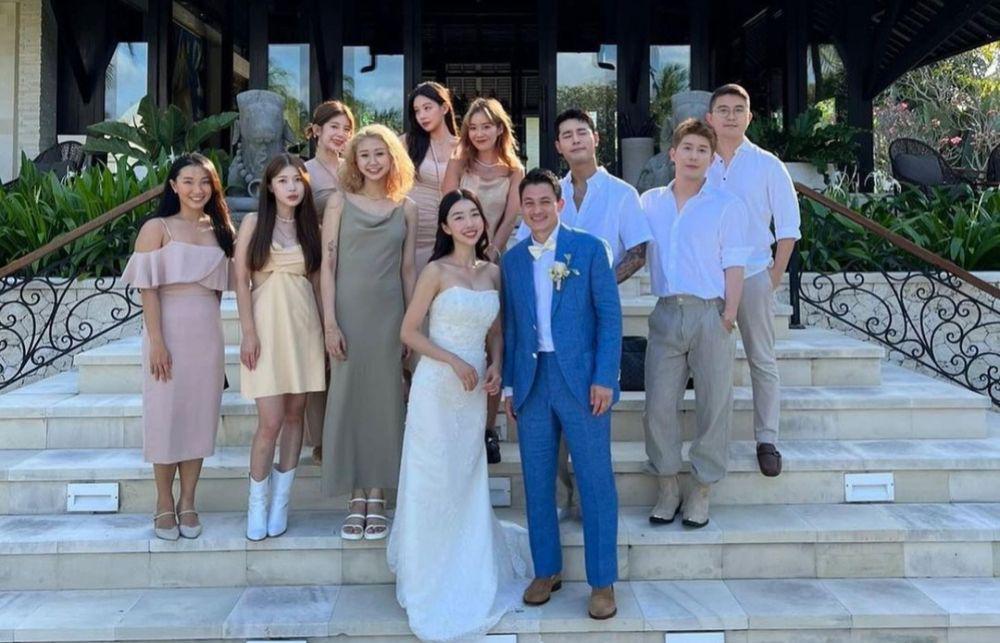 potret Denise Kim hadiri pernikahan Sunny Dahye (instagram.com/gwtbutterflytts)