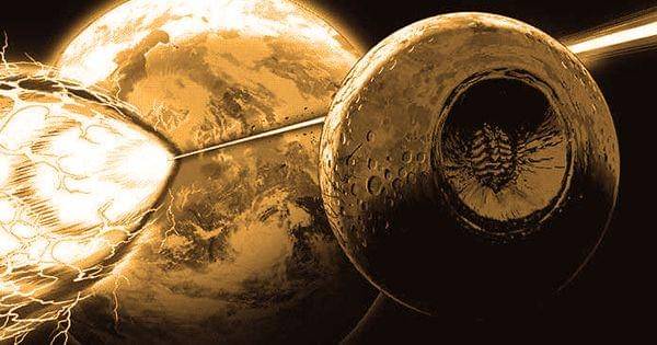 Penampakan rangka raksasa yang diduga milik God ( tonarinoyj.jp/One Punch-Man )