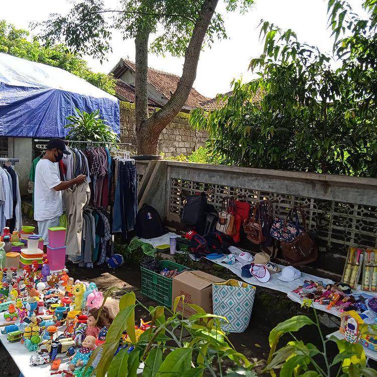 potret Pasar Klithik, Yogyakarta (instagram.com/bekasansleman)