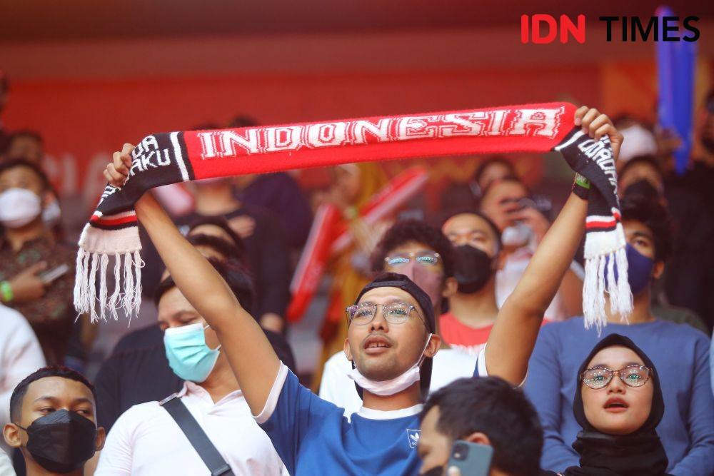Fans di laga FIBA Asia Cup 2022. (IDN Times/Tata Firza)
