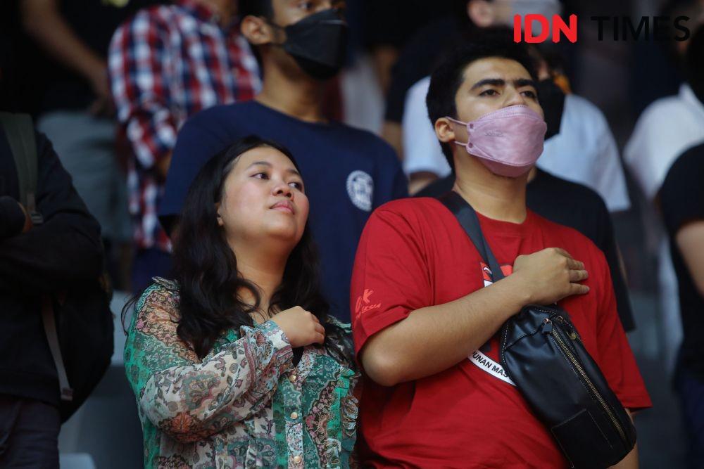 Fans di laga FIBA Asia Cup 2022. (IDN Times/Tata Firza)
