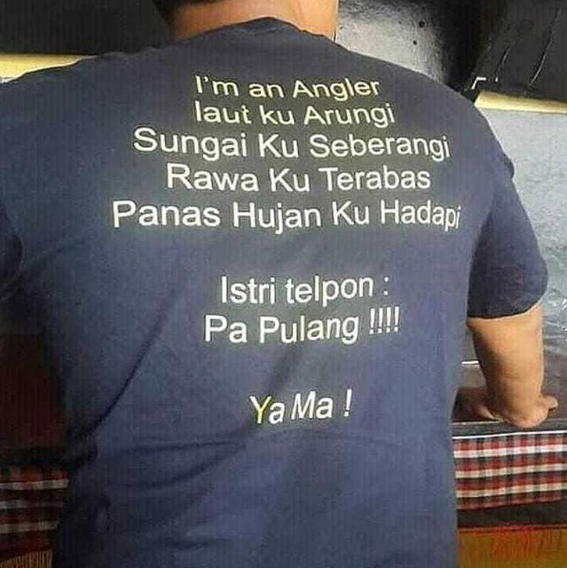 tulisan kaus suami takut istri (instagram.com/sukijan.id)