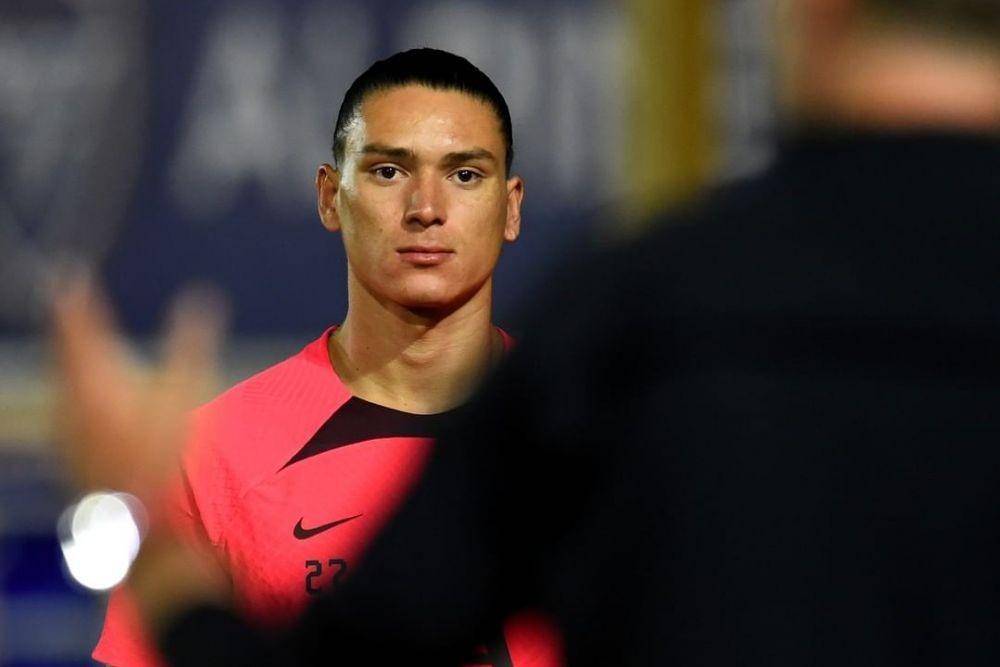 Striker baru Liverpool, Darwin Nunez, saat berlatih / Instagram @liverpoolfc