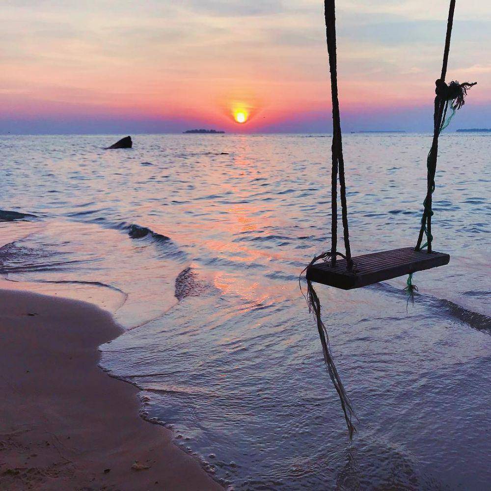 potret Pantai Tanjung Gelam (instagram.com/3ga)
