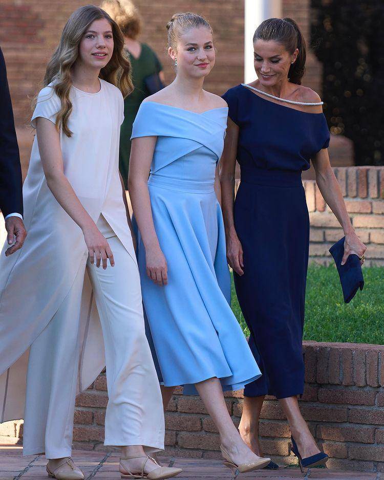 potret Princess Leonor, Princess Sofia dan Ratu Letizia (instagram.com/josegegundez)