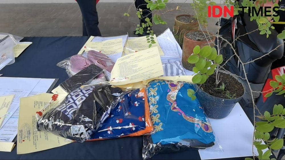 Barang bukti kasus pencabulan Direktur PDAM Solo inisal TAS. (IDN Times / Larasati Rey)