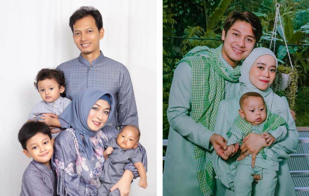 potret keluarga artis (instagram.com/fedinuril | instagram.com/rizkybillar)