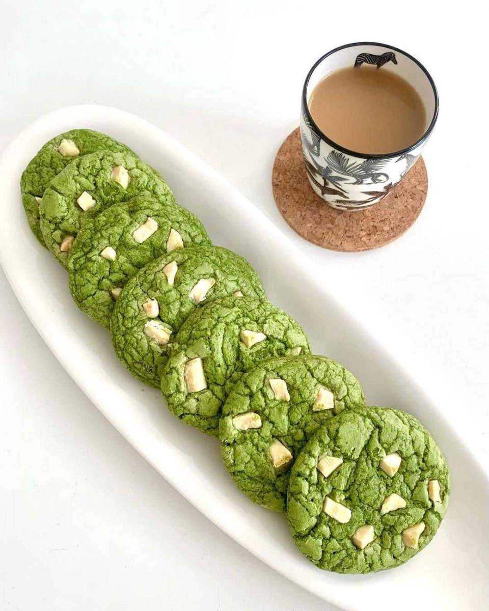 cookies matcha coklat putih (instagram.com/tina.hush)
