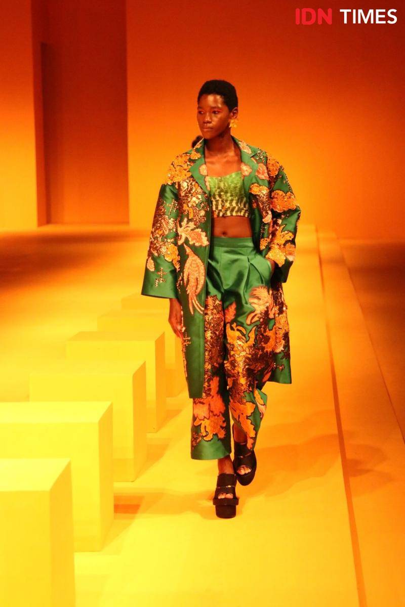 Fashion show koleksi BIYAN Spring/Summer 2023. 11 Juli 2022. (IDN Times/Justin Amudra Patmadiwiria)