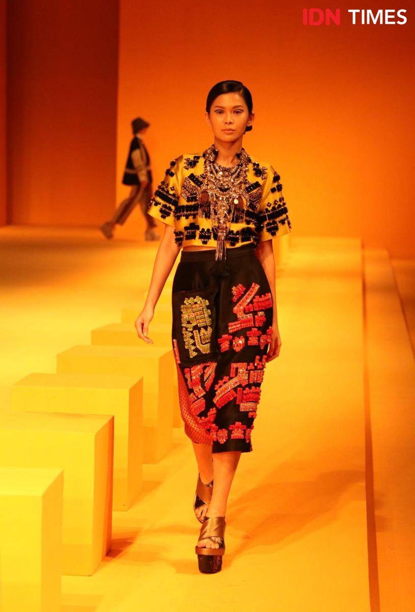 Fashion show koleksi BIYAN Spring/Summer 2023. 11 Juli 2022. (IDN Times/Justin Amudra Patmadiwiria)