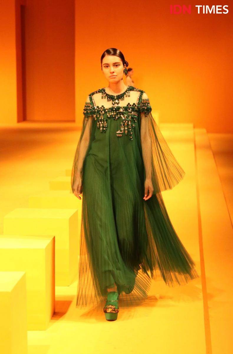 Fashion show koleksi BIYAN Spring/Summer 2023. 11 Juli 2022. (IDN Times/Justin Amudra Patmadiwiria)