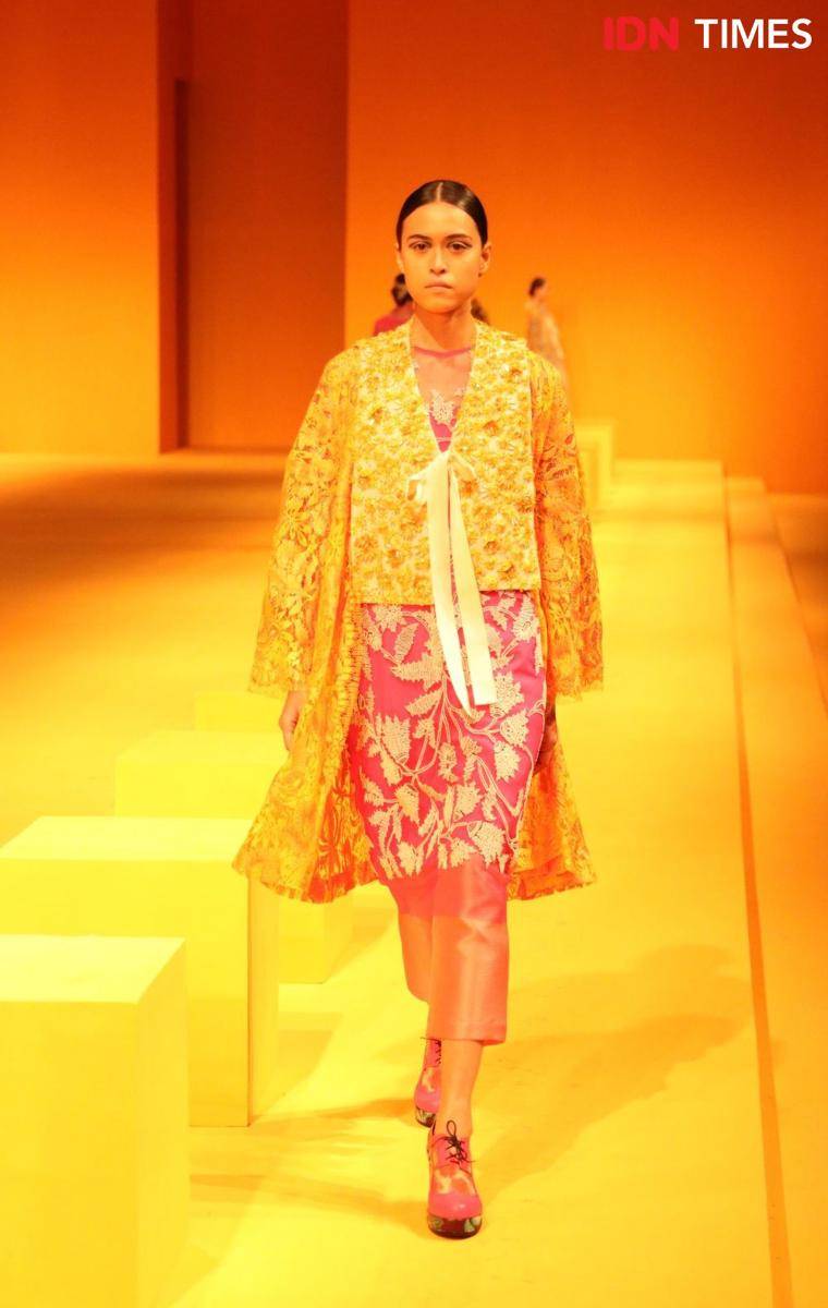 Fashion show koleksi BIYAN Spring/Summer 2023. 11 Juli 2022. (IDN Times/Justin Amudra Patmadiwiria)