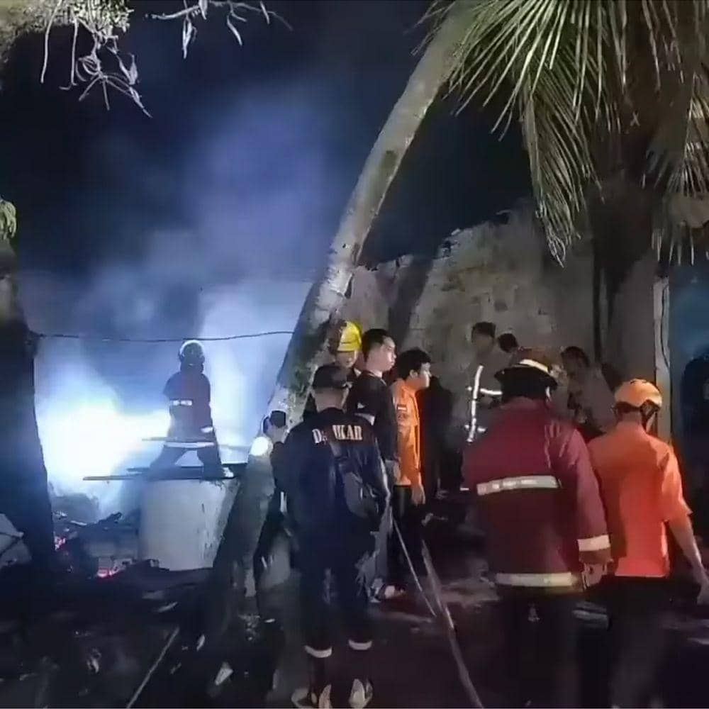 Kebakaran di Tanjung Enim, 1 Orang Terpanggang Saat Tidur