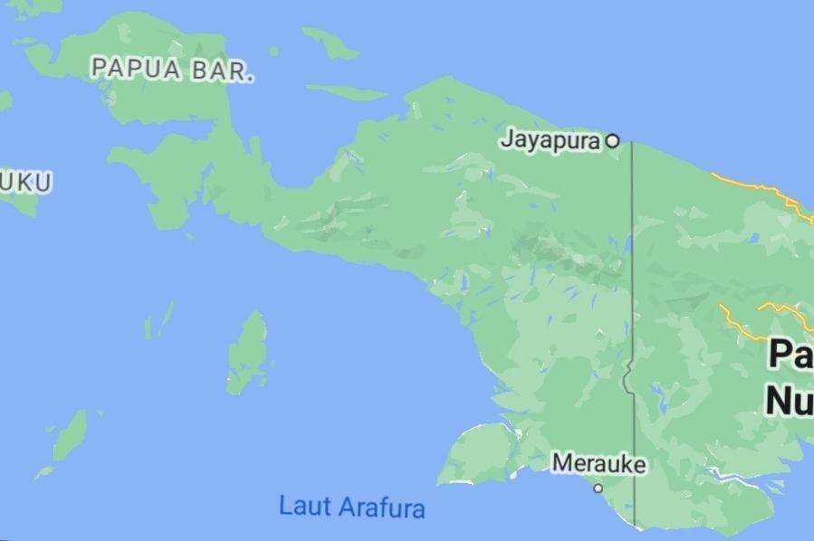 Peta Pulau Papua google maps