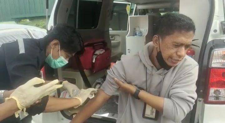 Ahmad Riyadi, jurnalis yang menjadi korban tabrak lari saat hendak meliput kebakaran pagi tadi di Balikpapan, Kalimantan Timur (dok. Istimewa)