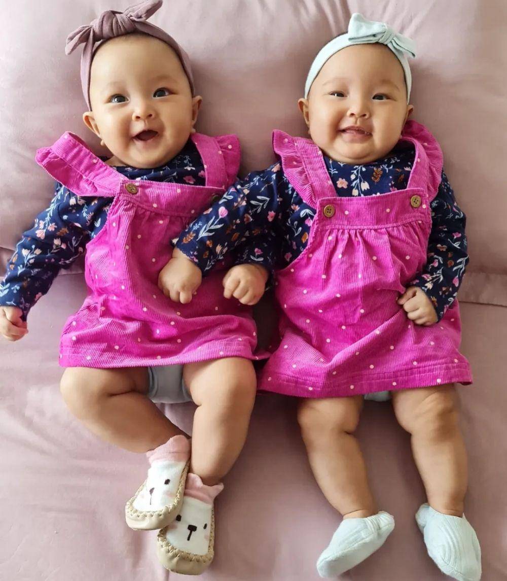 Kimora dan Kanaya putri kembar Zivanna Letisha (instagram.com/zivannaletisha)