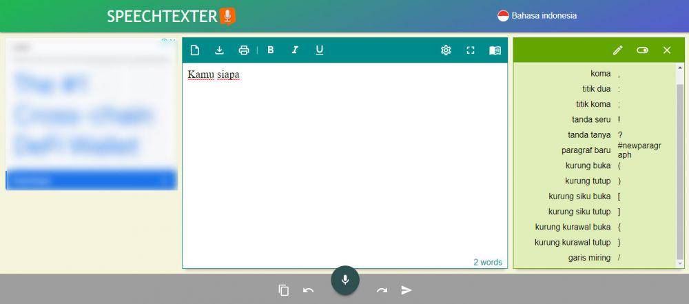 tampilan Speechtexter.com (Speechtexter.com)