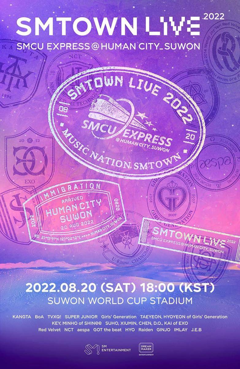 Poster SMTOWN LIVE 2022. (Dok. SM Entertainment)