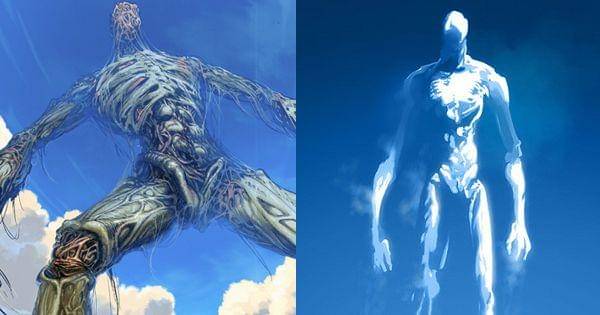 Kemunculan God  saat mengambil nyawa Homeless Emperor ( tonarinoyj.jp/One Punch-Man )