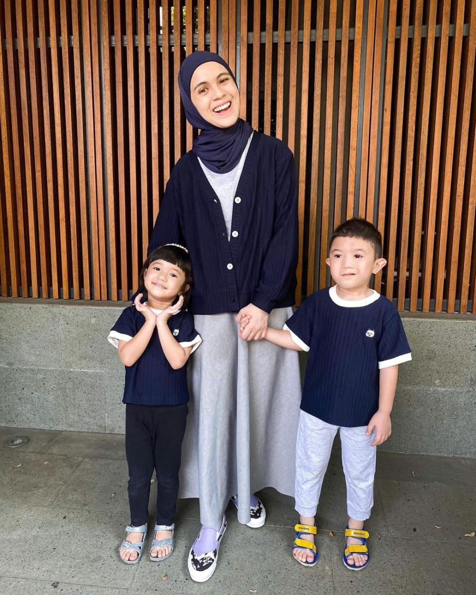Nycta Gina dan buah hati (instagram.com/missnyctagina)