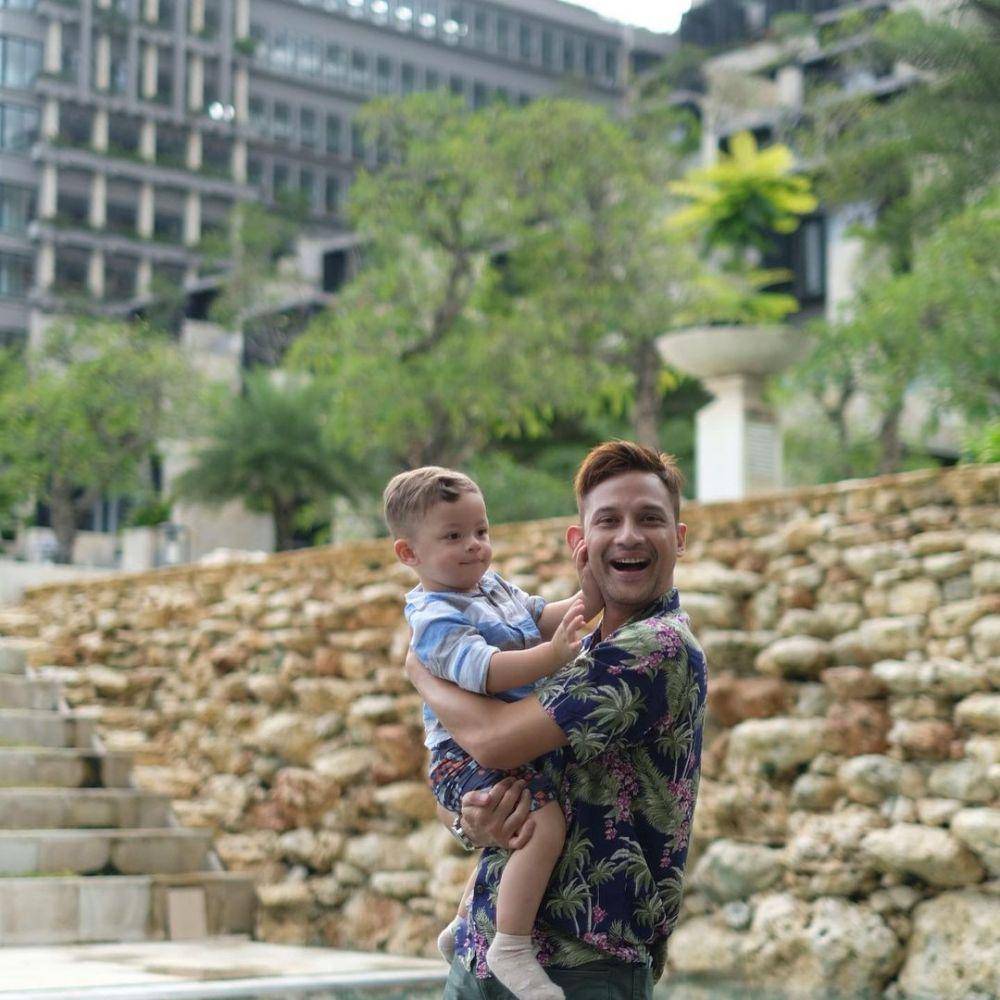 Lucky Perdana dan buah hati (instagram.com/_luckyperdana)