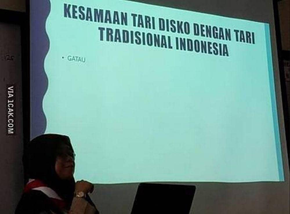 momen lucu saat presentasi di kelas (instagram.com/1.cakk)