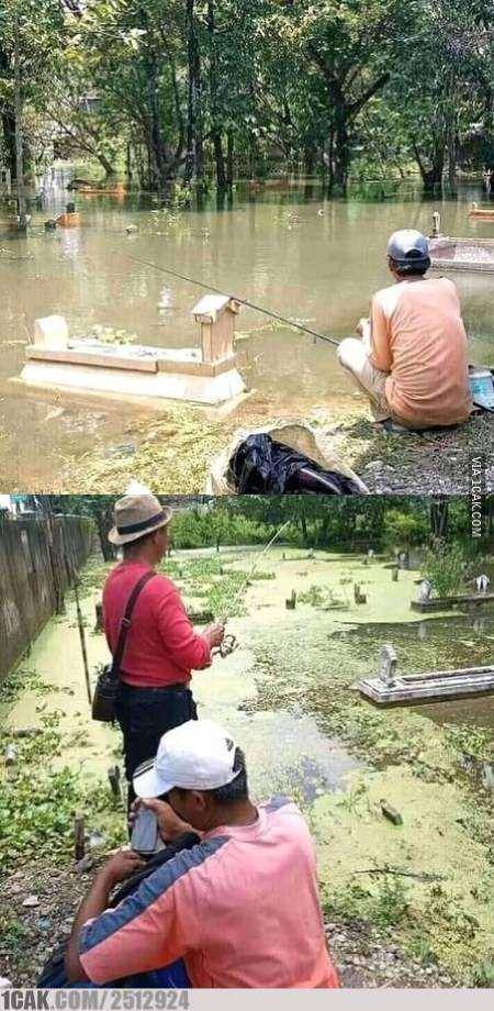 potret bapak-bapak mancing kocak (1cak.com)