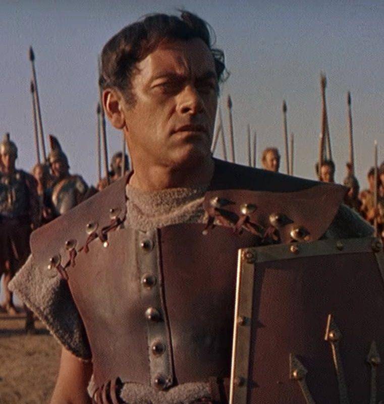 Crixus, diperankan oleh John Ireland, dalam film Spartacus (1960). (historica.fandom.com)