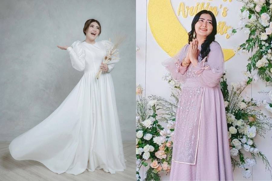 Adu gaya Mella Rossa vs. Via Vallen. (instagram.com/ellarose_me / instagram.com/viavallen)