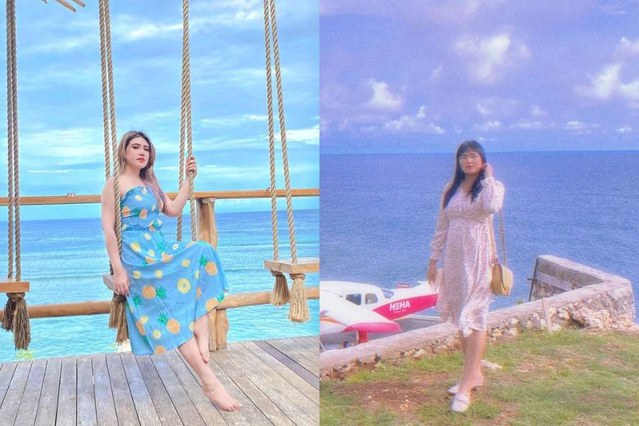 Adu gaya Mella Rossa vs. Via Vallen. (instagram.com/ellarose_me / instagram.com/viavallen)