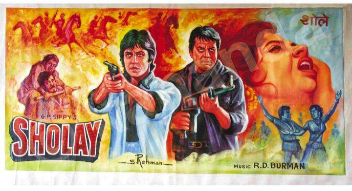 poster film Sholay (youtobe.com/Pen Movies)