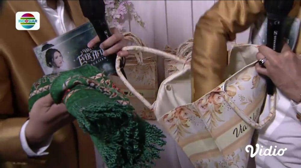 pernak-pernik pengajian pernikahan Via Vallen (vidio.com/Indosiar)