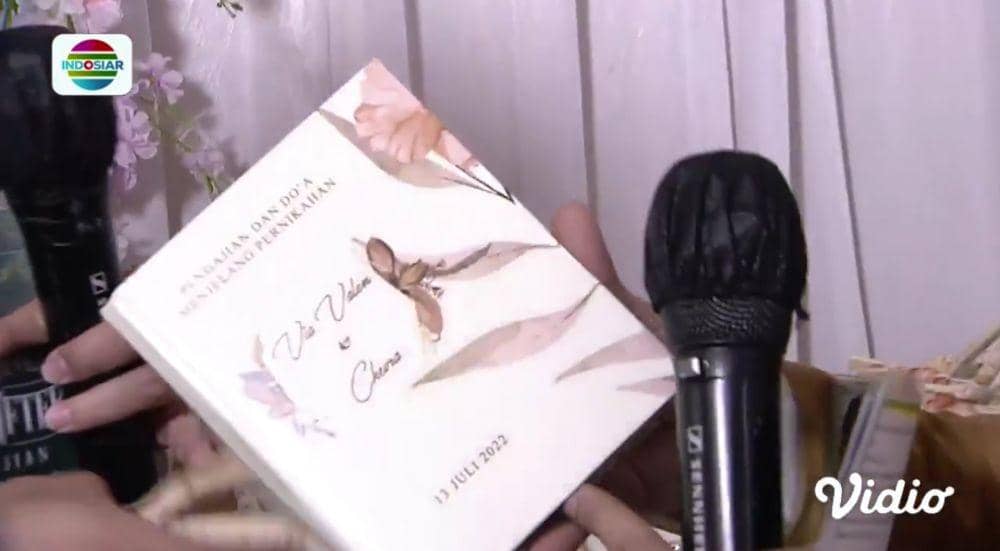 pernak-pernik pengajian pernikahan Via Vallen (vidio.com/Indosiar)