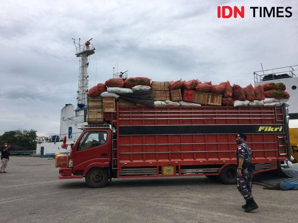 Ilurstasi, stok sayuran masuk ke Kota Balikpapan (IDN Times/Riani Rahayu)