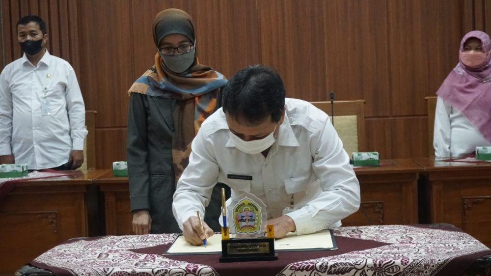 Sekda Kabupaten Gunungkidul, Drajad Ruswandono.(Dok.Kominfo Gunungkidul)