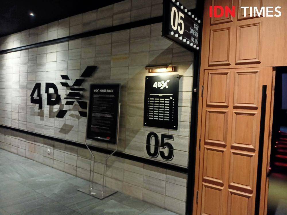 ilustrasi auditorium 4DX CGV Central Park Mall. 12 Juli 2022. (IDN Times/M. Tarmizi Murdianto)