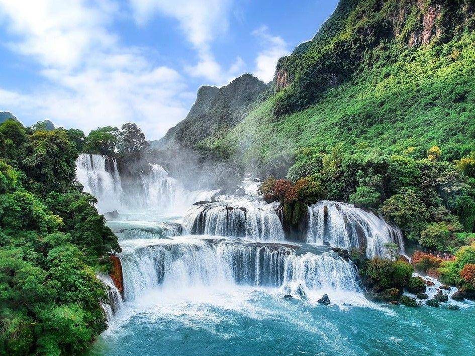 potret Air Terjun Ban Gioc (instagram.com/jamestherando)